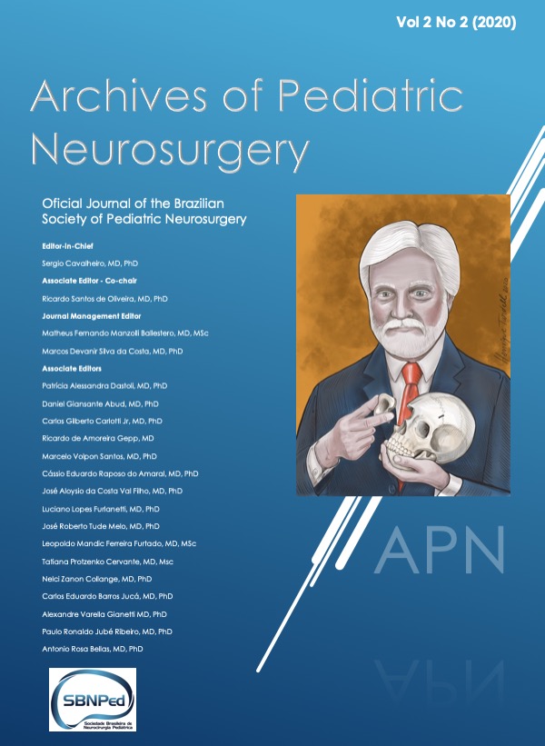 					View Vol. 2 No. 2(May-August) (2020): Archives of Pediatric Neurosurgery
				